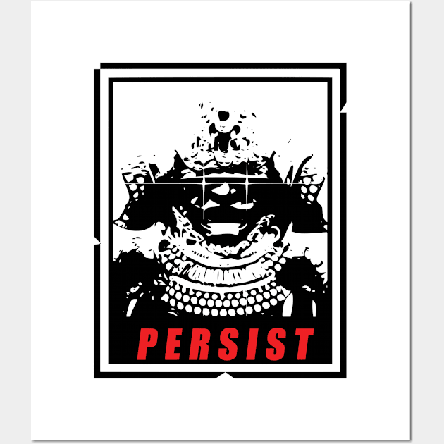 PERSIST Wall Art by qggraphics